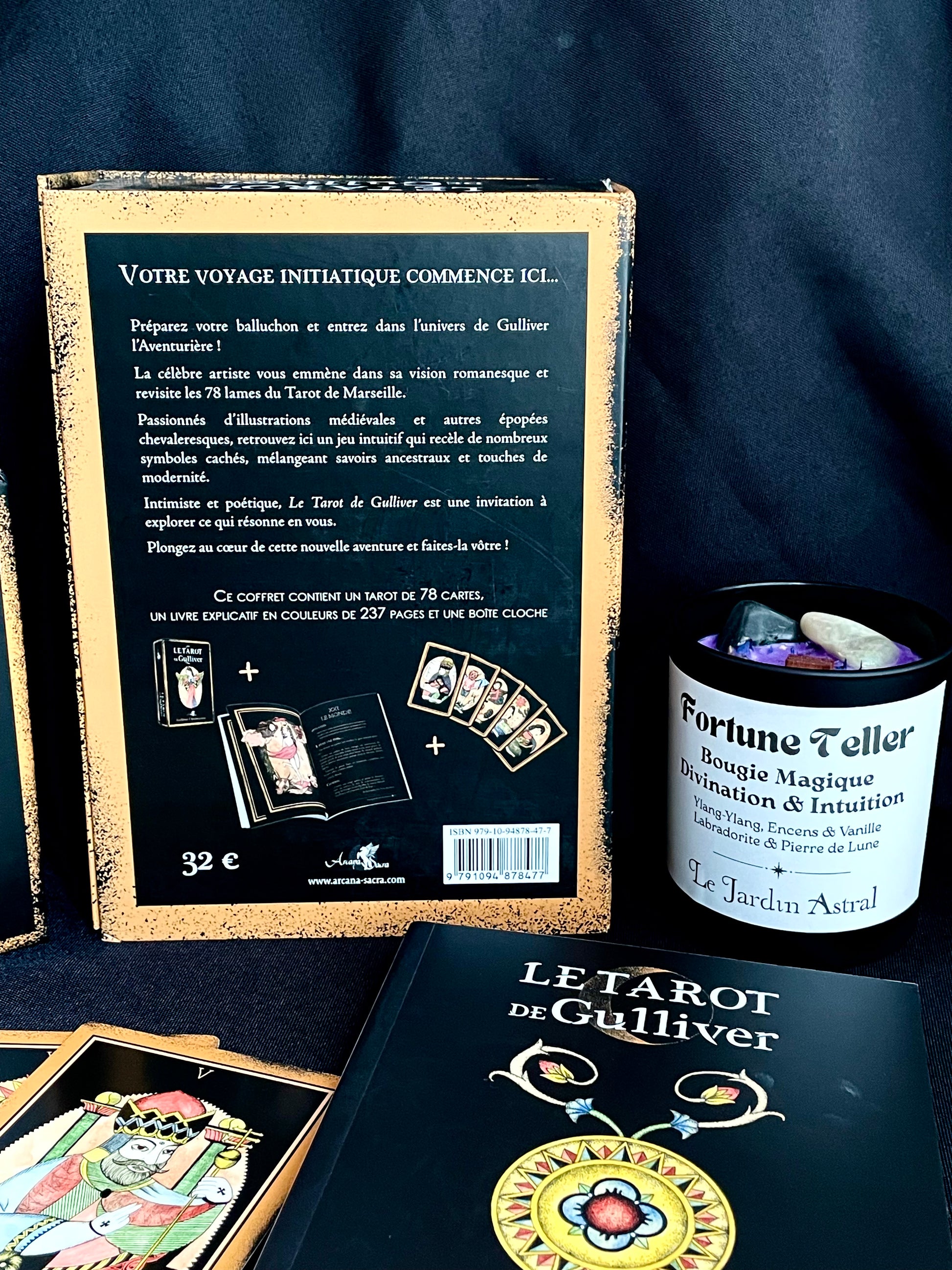 Exemple de cartes du Tarot de Gulliver l'Aventurier
