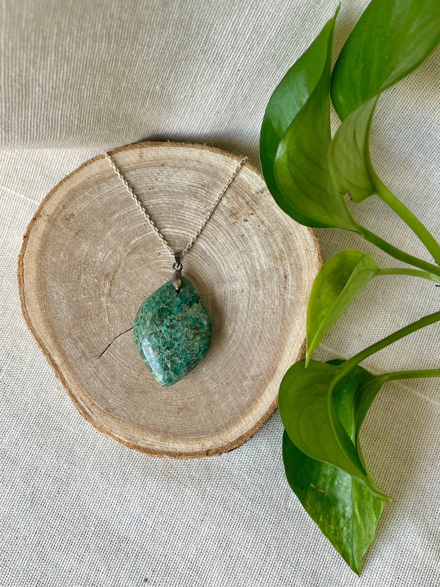 Pendentif Chrysocolle