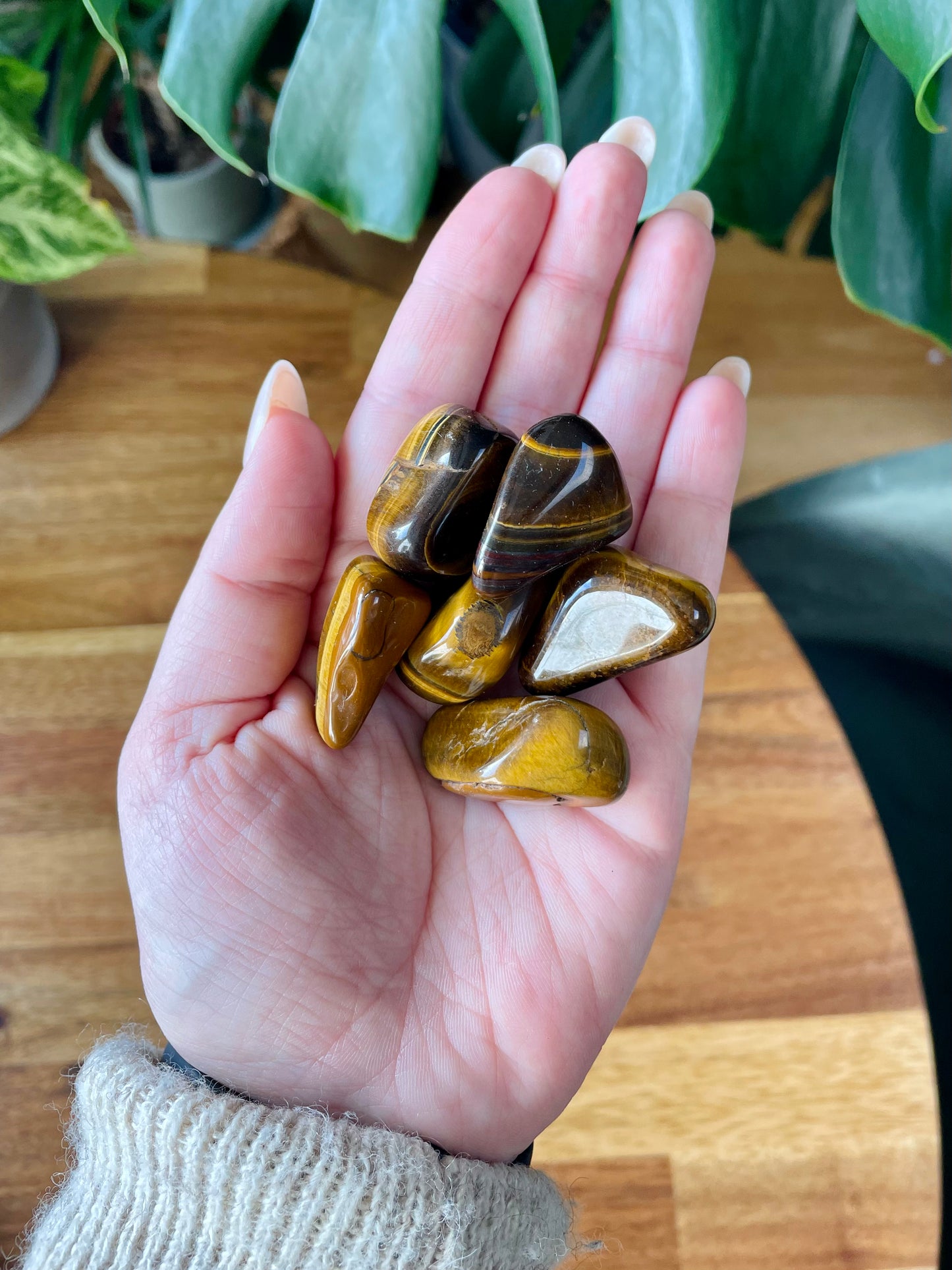 Extra Tiger's Eye Tumbled Stone