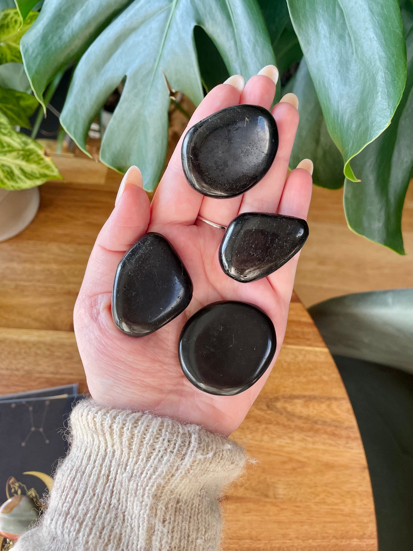 Extra Black Tourmaline Pebble