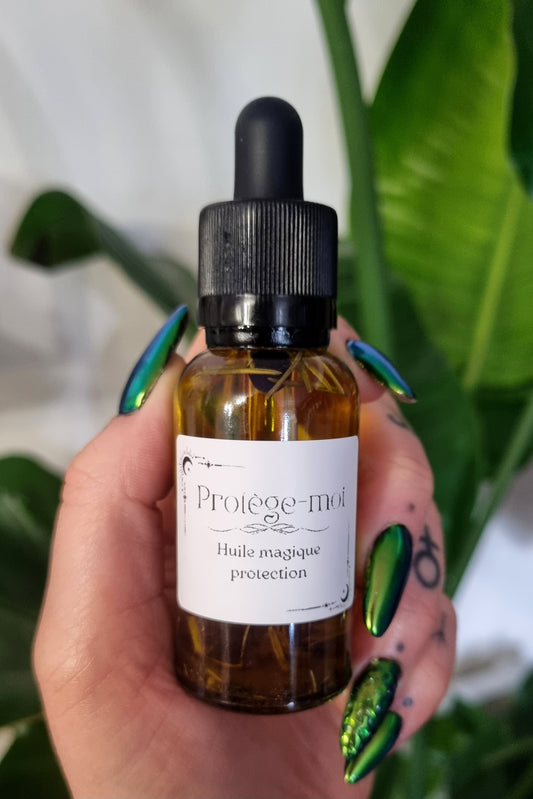 Huile magique artisanale de protection contre les énergies négatives le mauvais oeil 