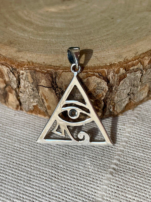 Pendentif de l'Œil d'Horus en Argent 925