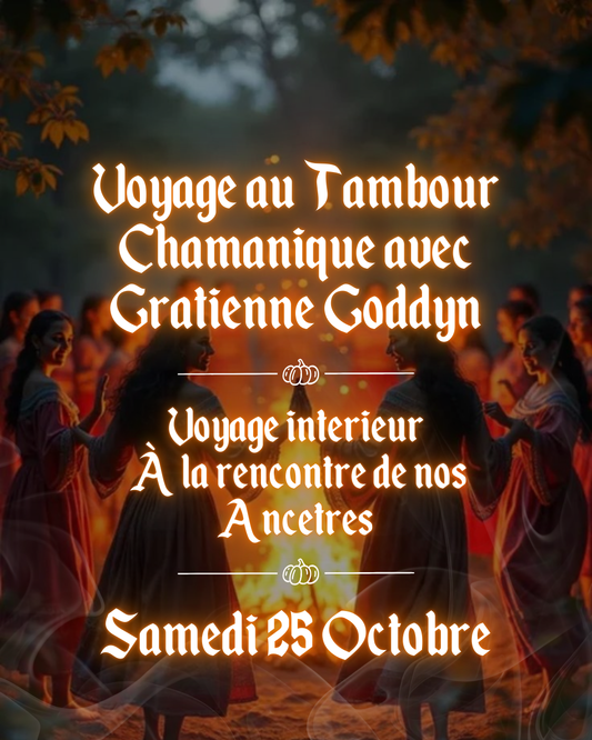Voyage au tambour chamanique avec gratienne goddyn samedi 25 octobre