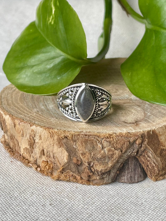 bague labradorite en argent 925 protection 