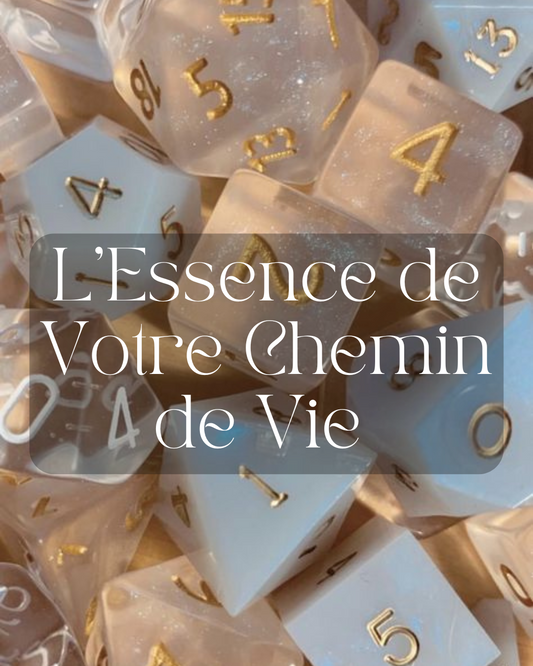 Cette prestation vous aide à mieux comprendre votre chemin de vie et les grandes étapes de votre parcours personnel.
 À travers l’étude de votre destin, de vos cycles, ainsi que des défis et apogées qui vous accompagnent, vous accédez à une lecture claire et guidante de votre évolution.
 Un outil précieux pour avancer avec plus de sens, de clarté et de confiance.
