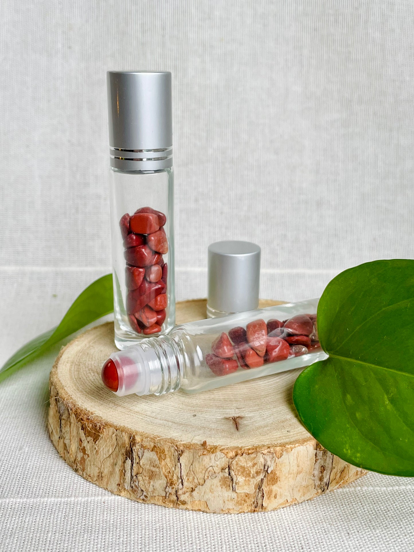 roll on aromathérapie jaspe rouge face